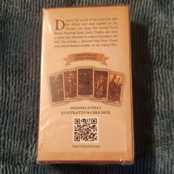 NEW Jim Henson's Labyrinth David Bowie Tarot Card Deck SEALED - Picture 3 of 6